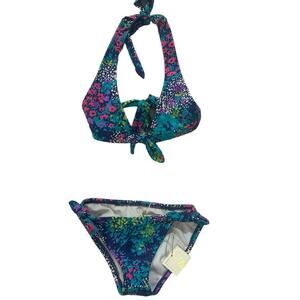 New Shoshanna Girls Bikini Swim Suit sz 4T Two Piece Bathing Suit